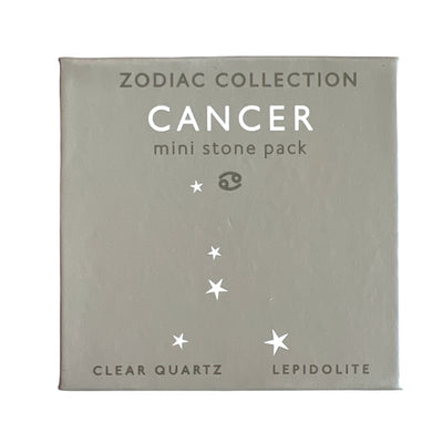 The mini stones in this Cancer mini stone pack have been curated to support the attributes of tenacious Cancer. 