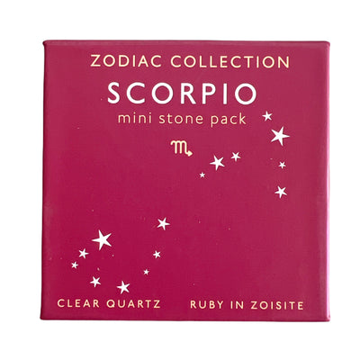 The mini stones in this Scorpio mini stone pack have been curated to support the attributes of passionate Scorpio. 
