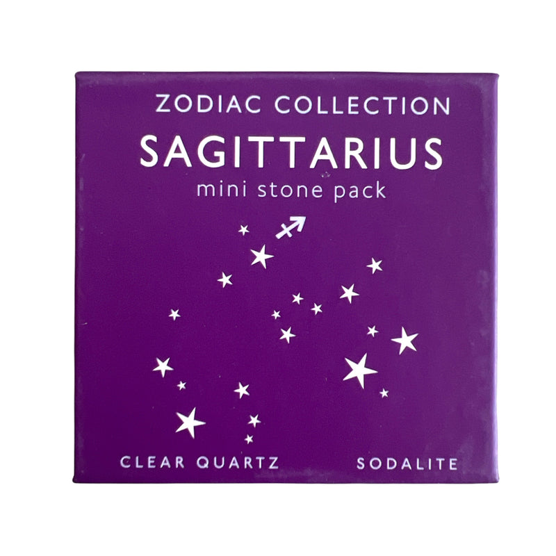 The mini stones in this Sagittarius mini stone pack have been curated to support the attributes of outgoing Sagittarius. 