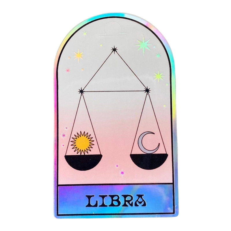 Libra Holographic Sticker