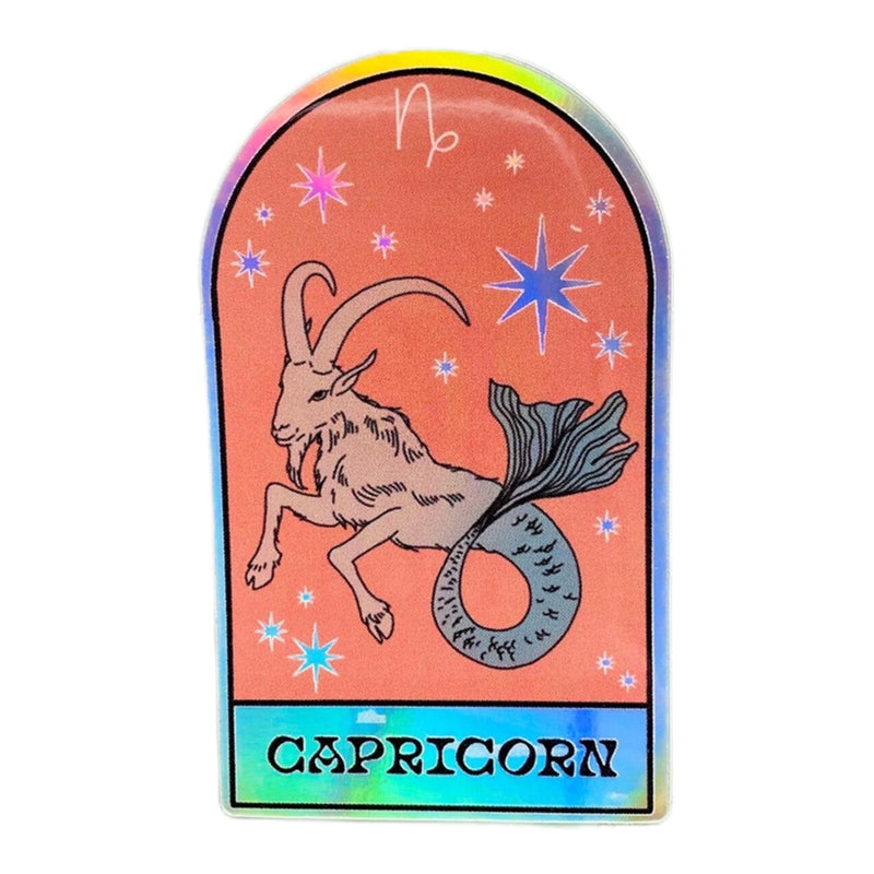 Capricorn Holographic Sticker