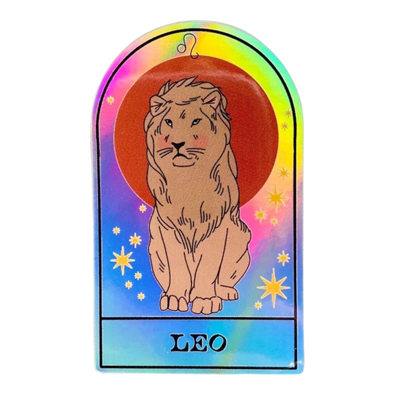Leo Holographic Sticker