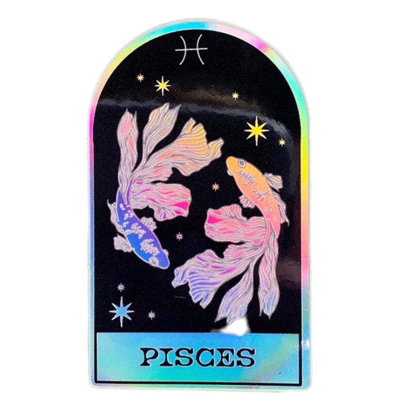 Pisces Holographic Sticker