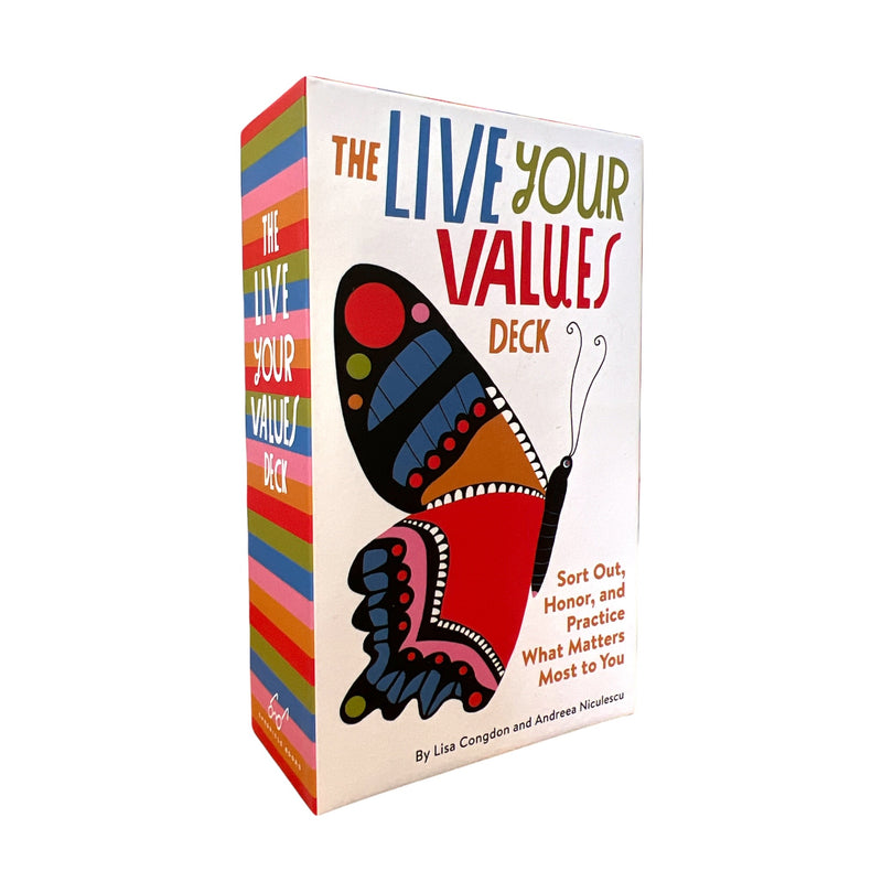 The Live Your Values deck helps to sort out, honor, and practice what matters most to you.