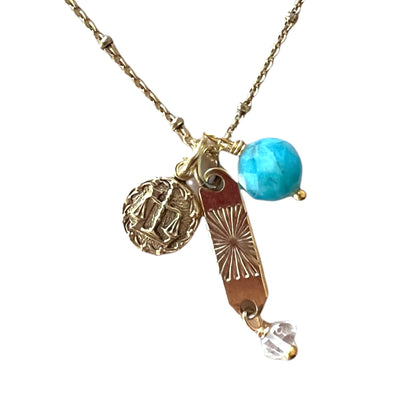 Libra Zodiac Necklace
