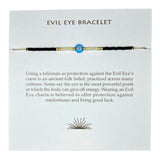 Wear this Evil Eye beaded bracelet to offer protection against misfortunes and bring good luck