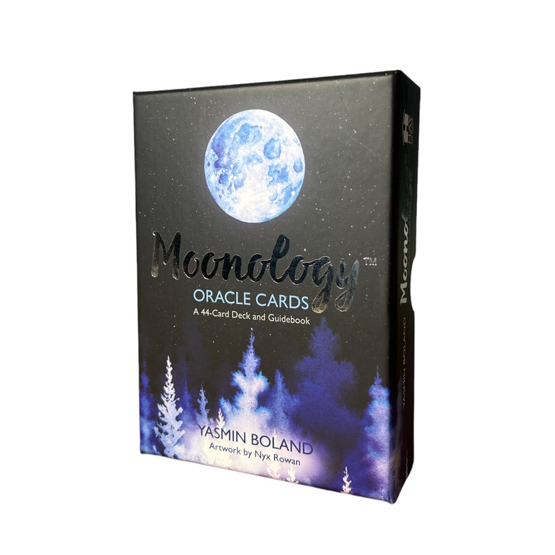 The Moonology Oracle Card Deck and Guidebook has 44 lunar cards 