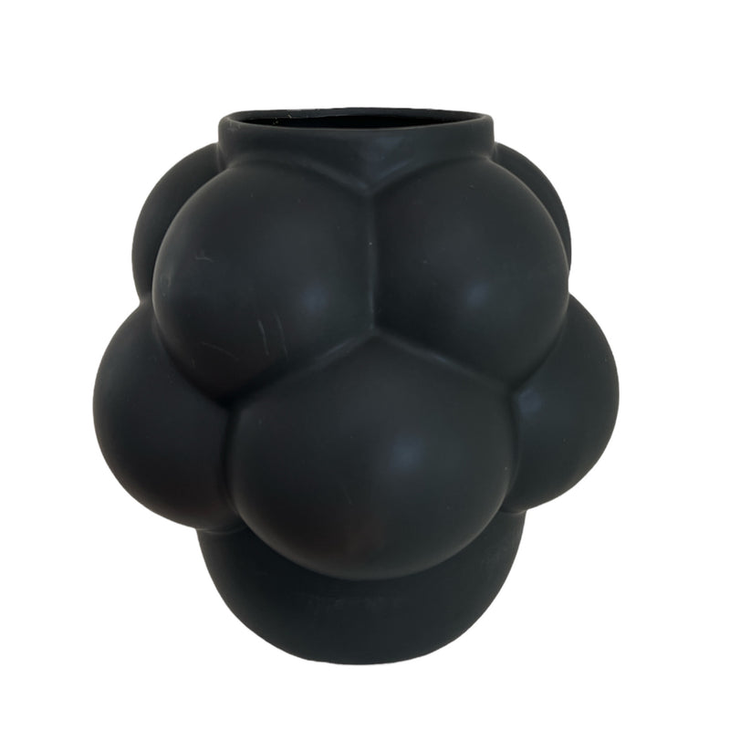Black Bubble Vase