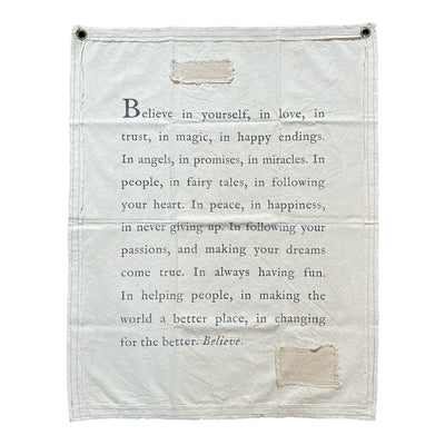 Believe in Yourself Wall Tarp