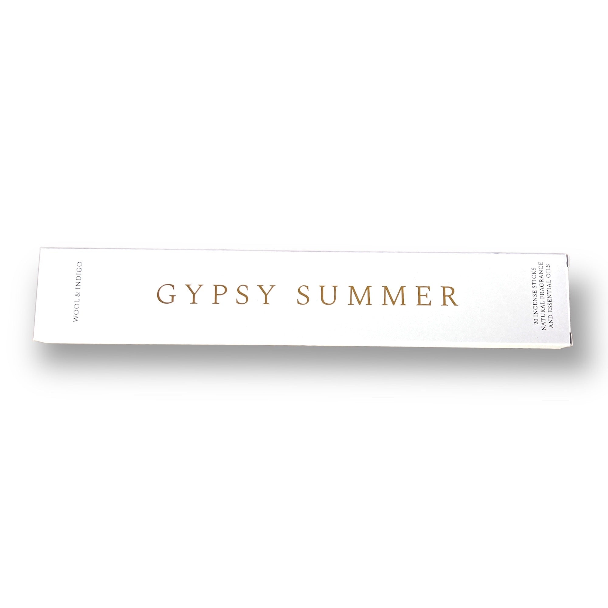 Gypsy summer incense for relaxing with scents of sweet cream, pineapple, white coconut & citrus essential oils. 