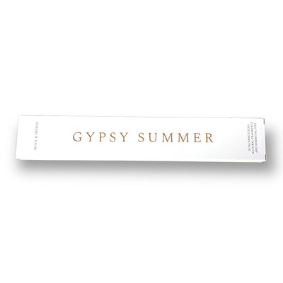 Gypsy summer incense for relaxing with scents of sweet cream, pineapple, white coconut & citrus essential oils. 