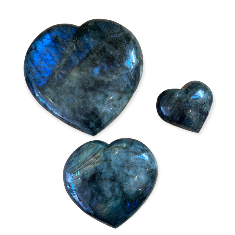 Labradorite Crystal Heart