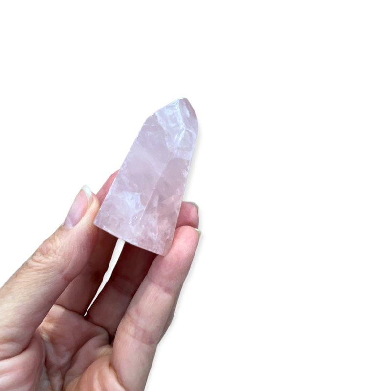 Mini Rose Quartz Tower
