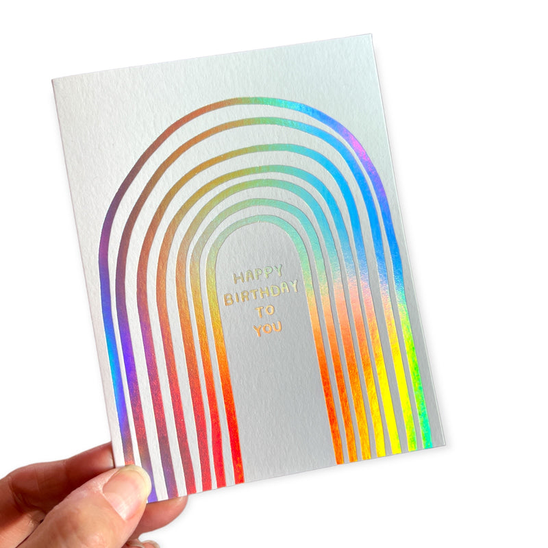 Happy Birthday to You Rainbow Birthday Card