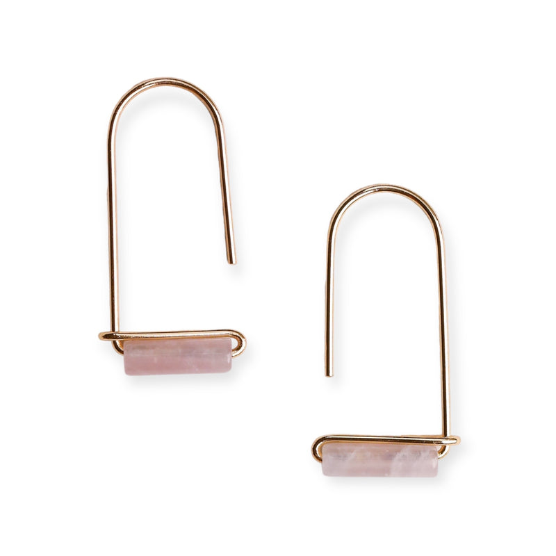 Crystal Gemstone Drop Earring