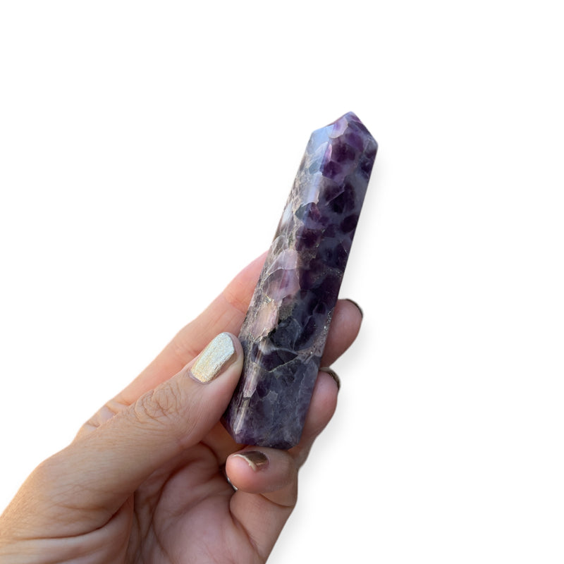 Amethyst Crystal Polished Tower