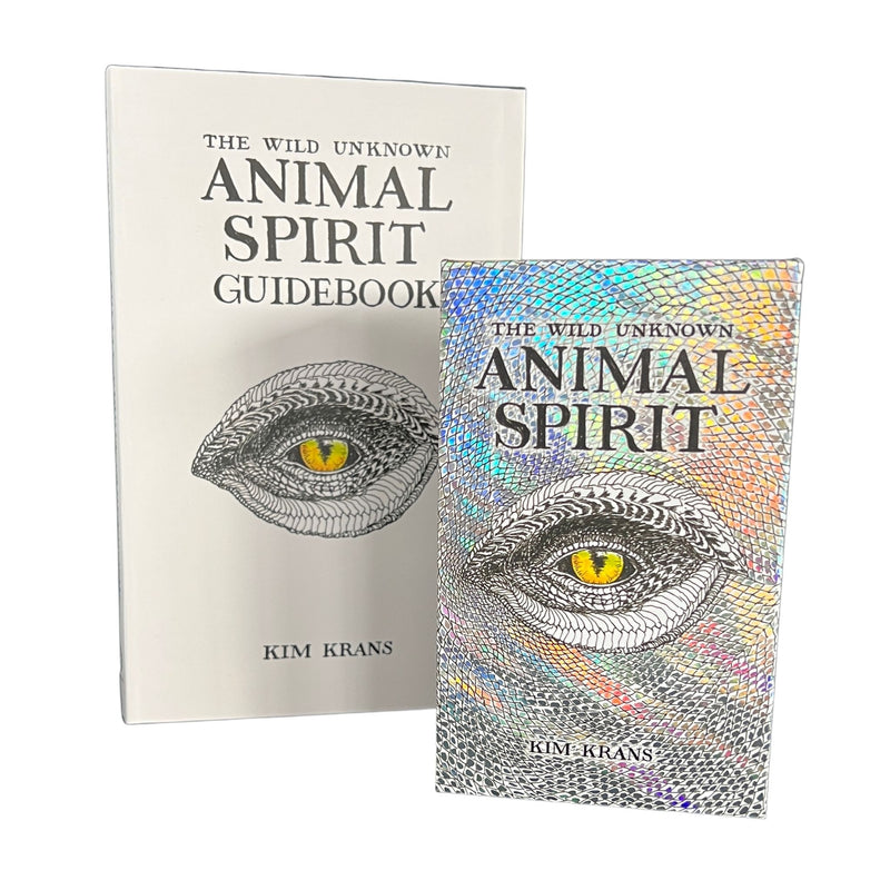 The Wild Unknown Animal Spirit boxed set by Kim Krans features 63 creatures from both the earthly (LAND, SEA, FIRE, AIR) and mystical (SPIRIT) realms. 