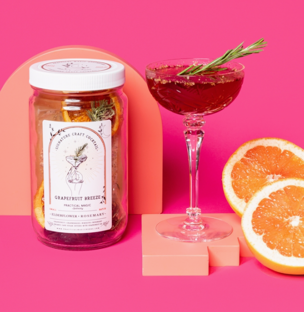 Grapefruit Breeze Elderflower and Rosemary Cocktail Kit