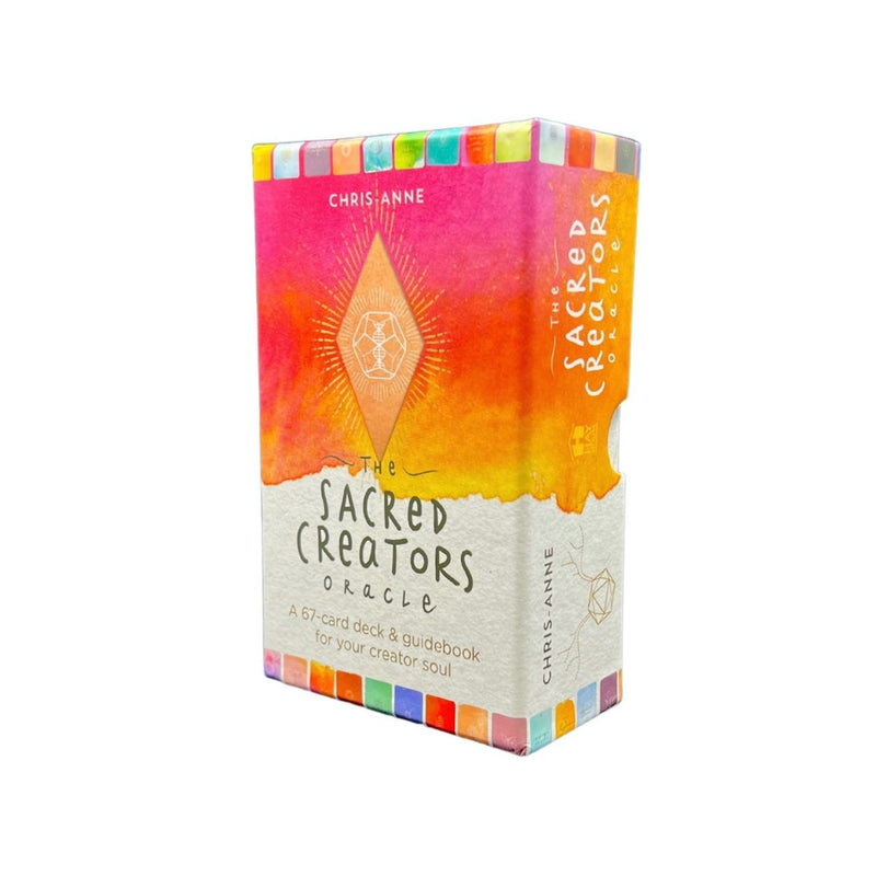 The Sacred Creators Oracle Deck is a 67-card deck and guidebook for your creator and soul.