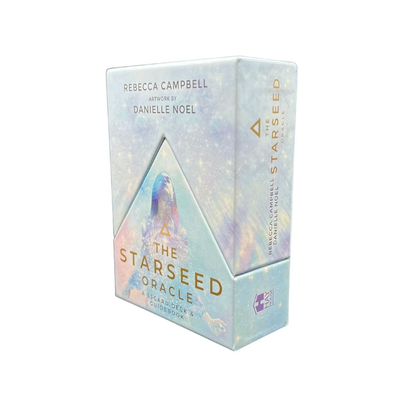 The Starseed Oracle 53-card deck and guidebook by Rebecca Campbell with artwork by Danielle Noel.
