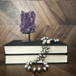 Amethyst Druzy Crystal Cluster on Stand - Confía Collective