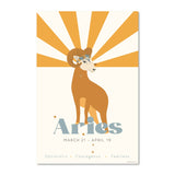 Aries Zodiac Poster - Confía Collective