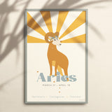 Aries Zodiac Poster - Confía Collective