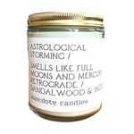 Astrological Storming Candle - Confía Collective