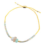 Calming + Anti - Anxiety Gemstone Adjustable Bracelet - Confía Collective