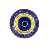 Handpainted Evil Eye on Antique Plate - Confía Collective