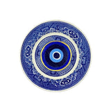 Handpainted Evil Eye on Antique Plate - Confía Collective