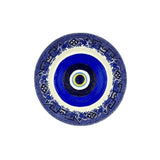 Handpainted Evil Eye on Antique Plate - Confía Collective