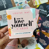 How to Love Yourself Affirmation Cards - Confía Collective
