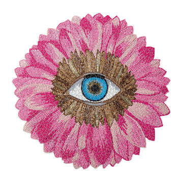 Jonathan Adler Foil Flower Eye Puzzle