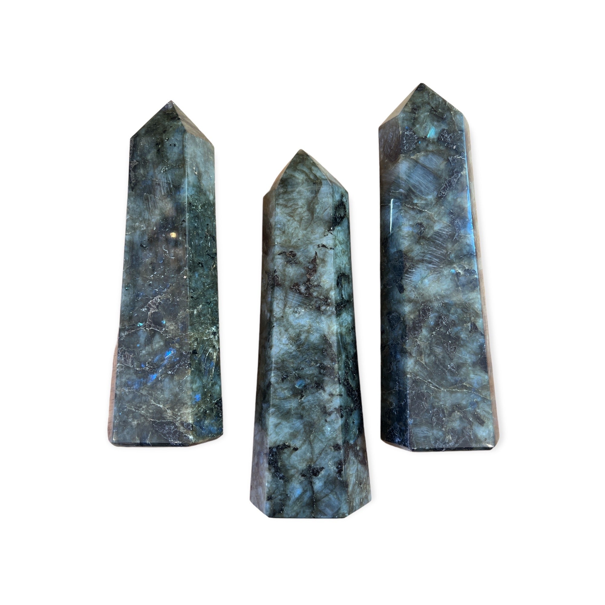 Labradorite Crystal Polished Tower - Confía Collective