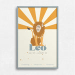 Leo Zodiac Poster - Confía Collective