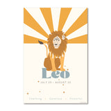 Leo Zodiac Poster - Confía Collective