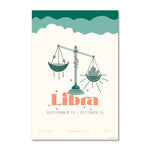 Libra Zodiac Poster - Confía Collective