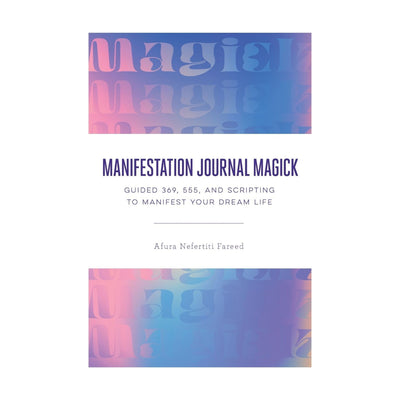 Claim your destiny with a the Manifestation Journal Magick guided journal for manifesting and achieving your goals.