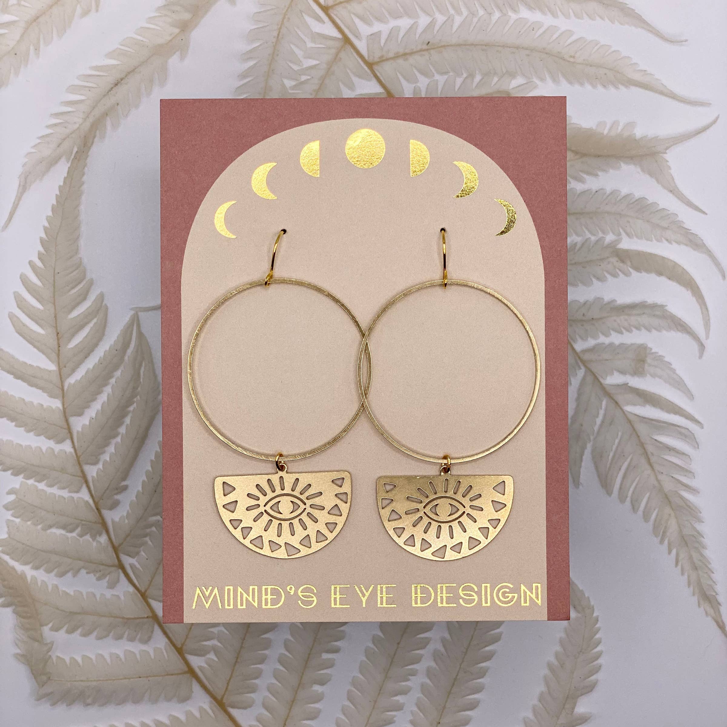 Mind's Eye Gold Hoops - Confía Collective