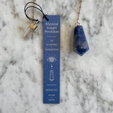Mystical Insight Sodalite Crystal Pendulum - Confía Collective