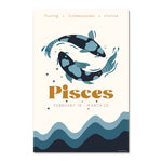 Pisces Zodiac Poster - Confía Collective