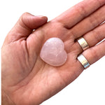 Polished Rose Quartz Crystal Heart - Confía Collective