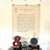 Ralph Waldo Emerson Wall Art Tarp - Confía Collective