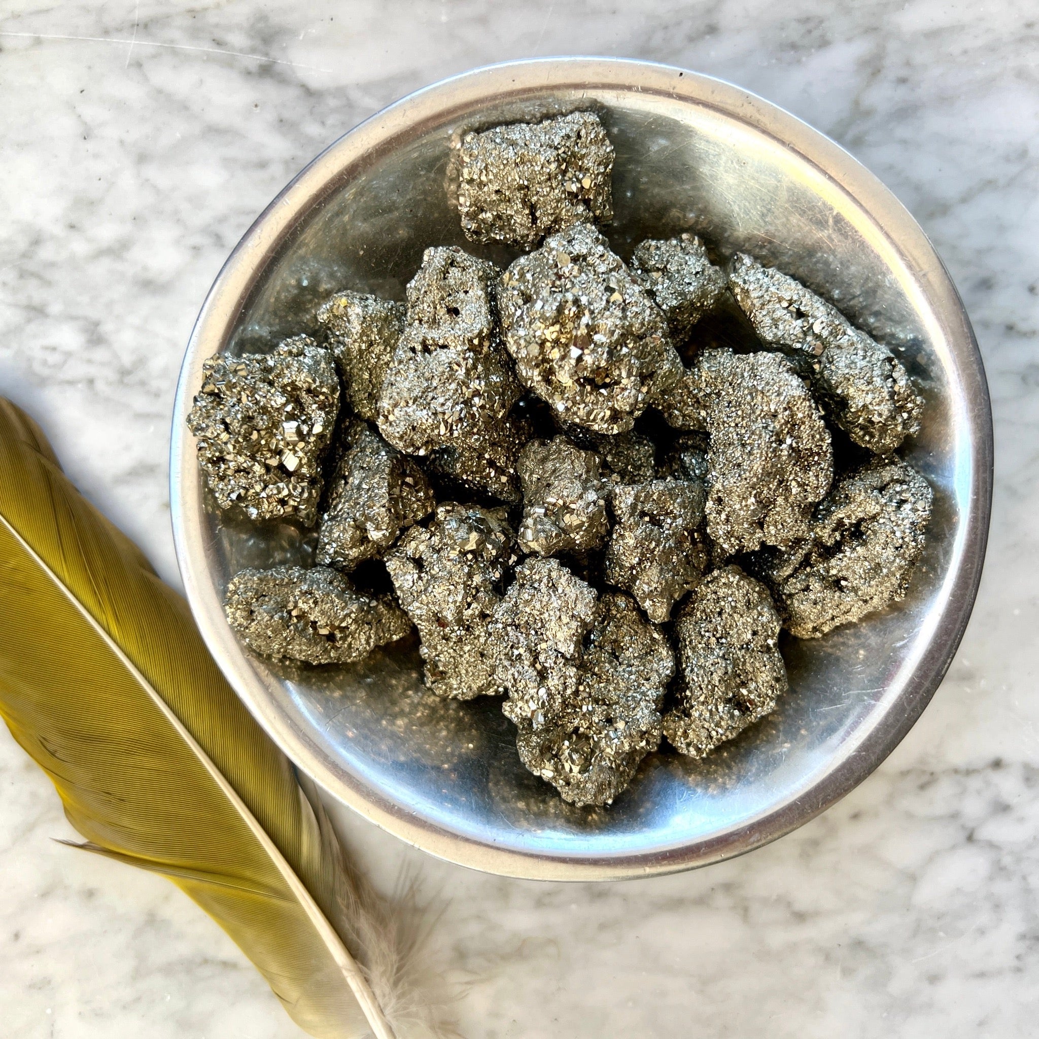 Raw Pyrite Crystal Piece - Confía Collective