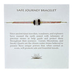 Safe Journey Gemstone Adjustable Bracelet - Confía Collective