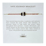 Safe Journey Gemstone Adjustable Bracelet - Confía Collective