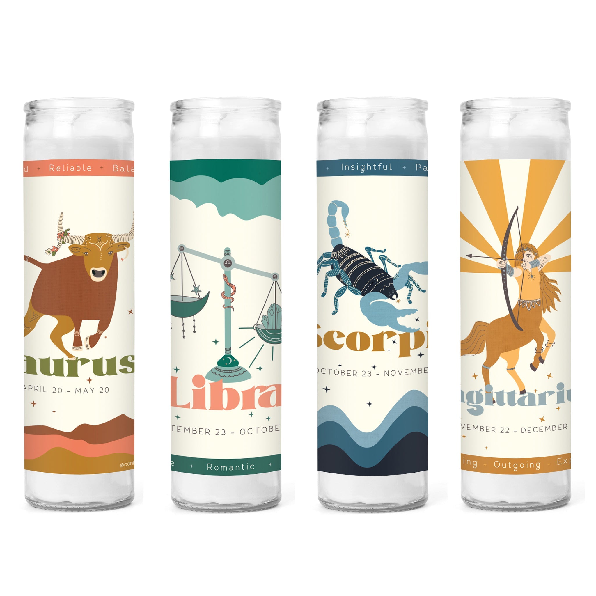 Sagittarius Prayer Candle - Confía Collective