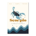 Scorpio Zodiac Poster - Confía Collective