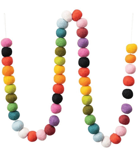 Colorful Ball Felt Garland